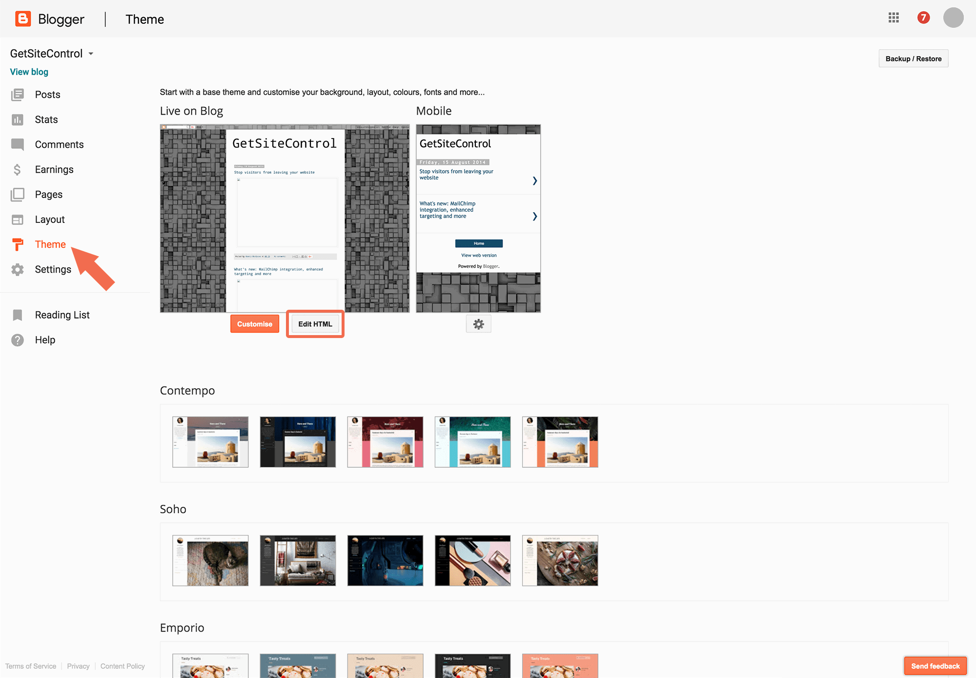 How to install widgets on Blogger