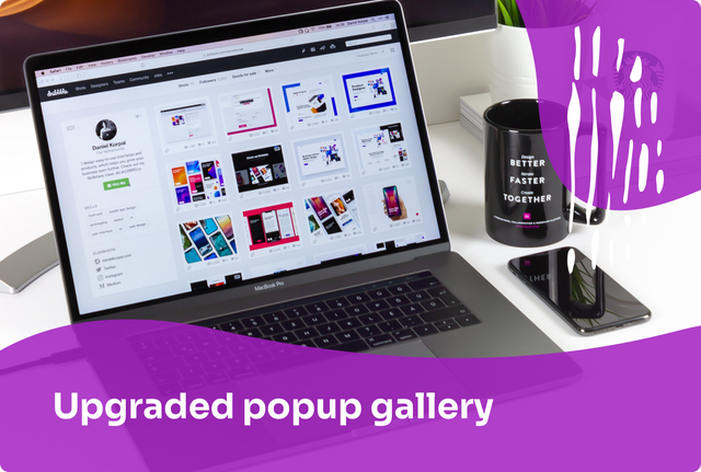 Introducing Upgraded Gallery, New Popup Style, and Dark Mode