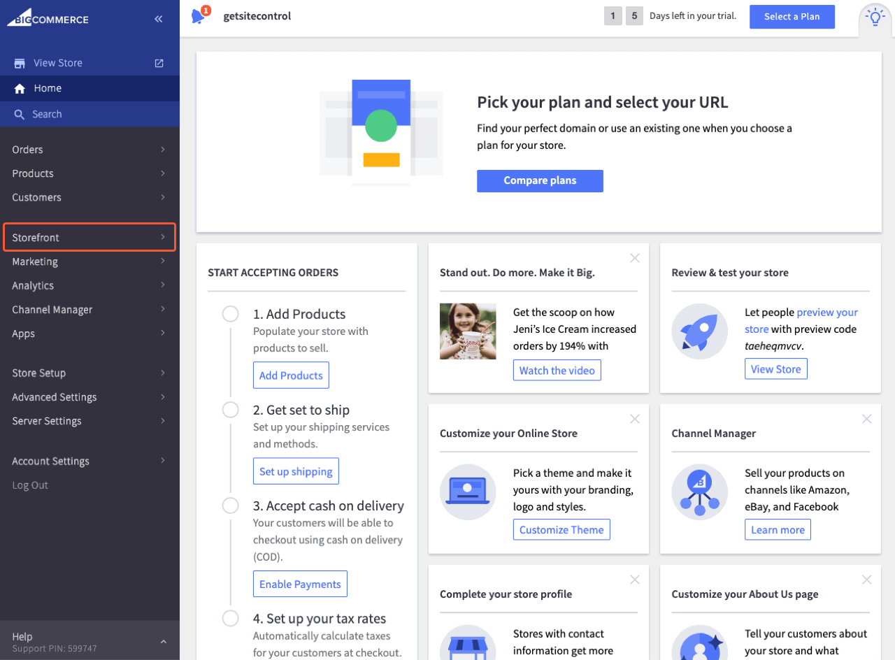 bigcommerce 3 Install widgets on BigCommerce