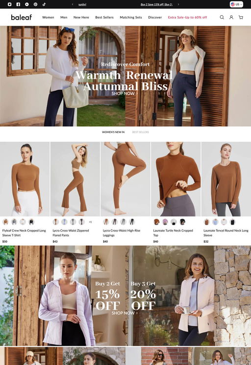 Store example. baleaf