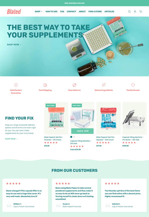 Store example. blated