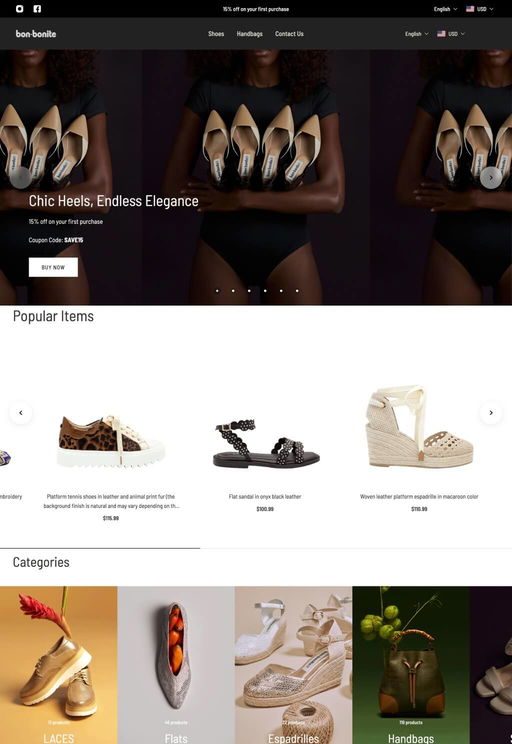 Store example. bon-bonite