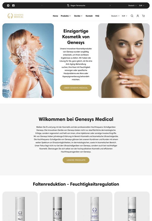 Store example. genesys-medical
