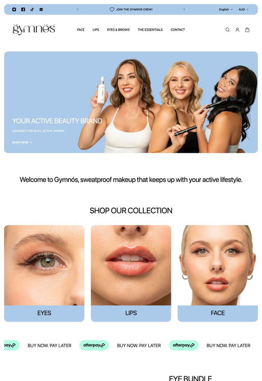 Store example. gymnos