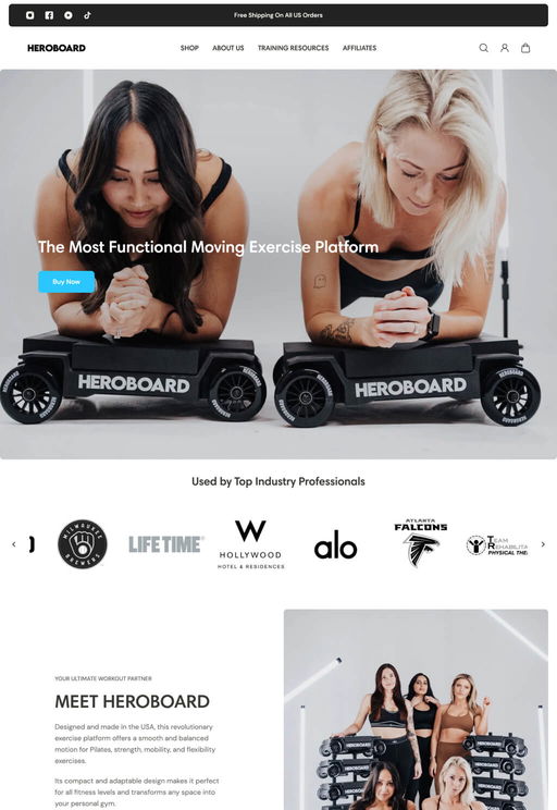 Store example. heroboardfitness