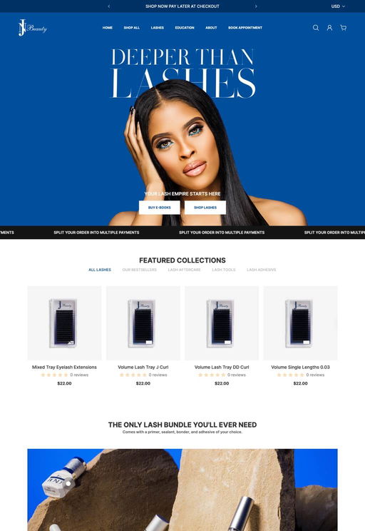 Store example. jn-beauty