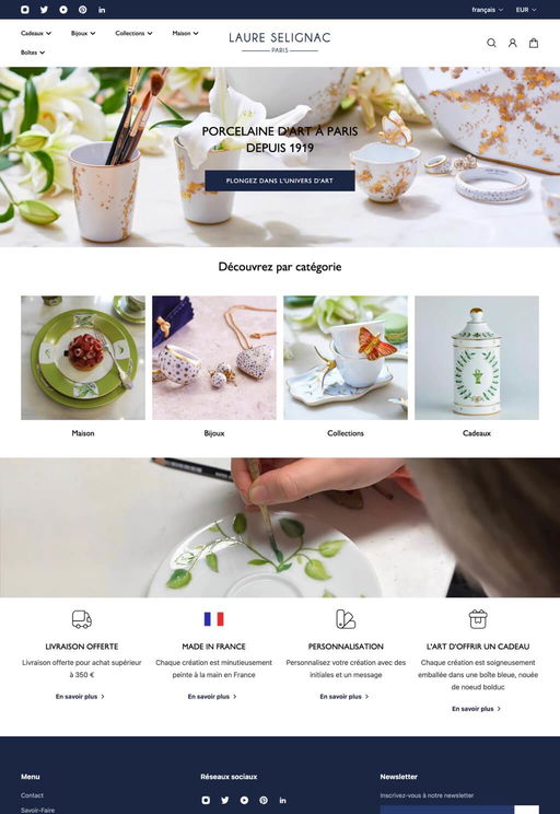 Store example. laure-selignac