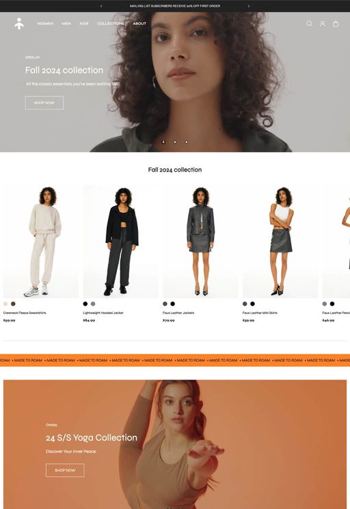 Store example. orolay