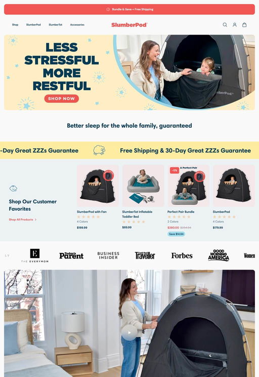 Store example. slumberpod