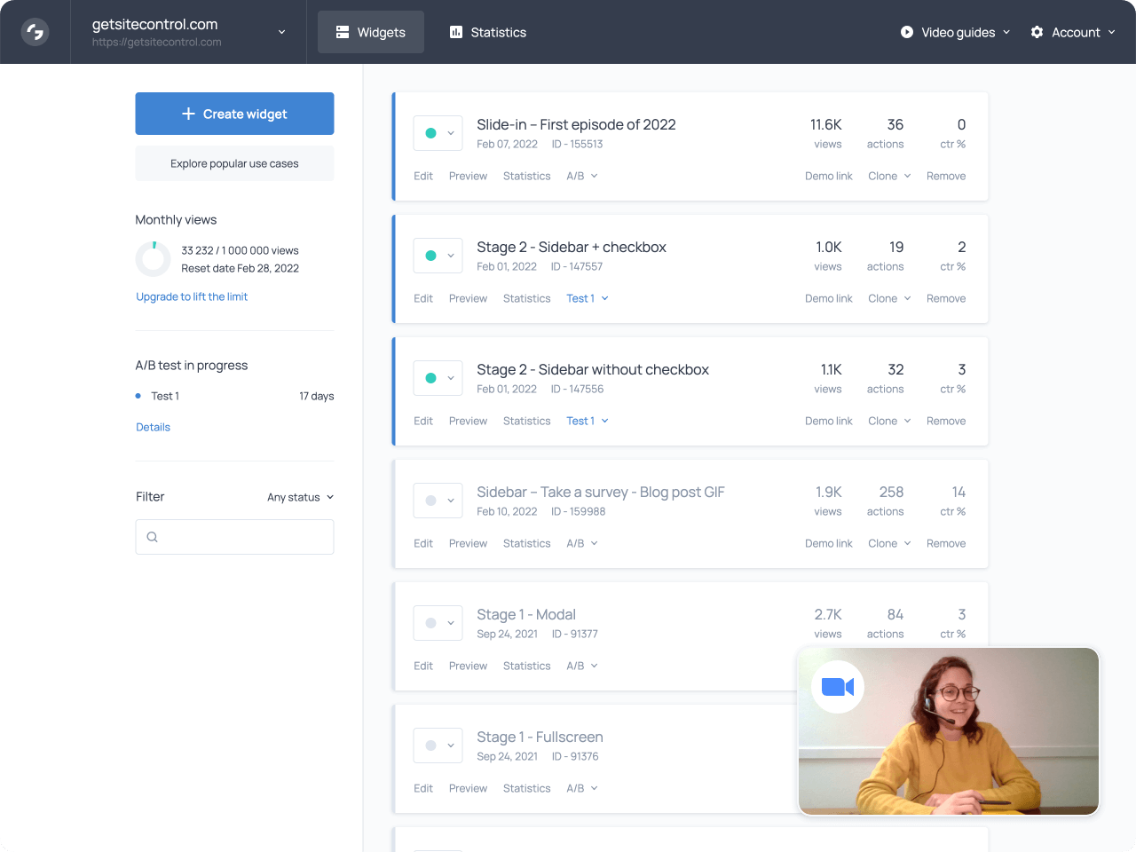 Dashboard