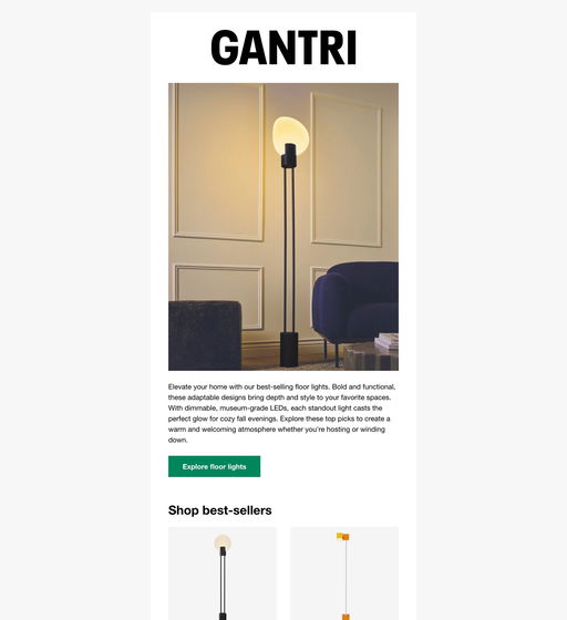 Email example. Gantri