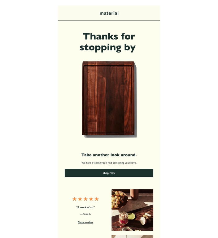 Email example. Material 2