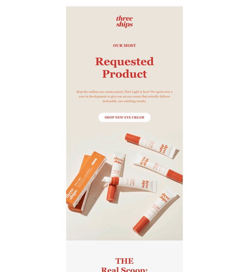 Email example. Three ships