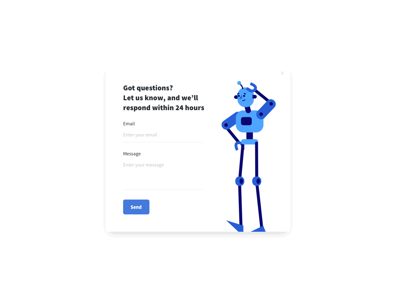 Ask questions to the team