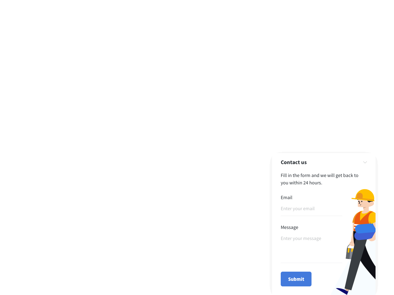 Simple Contact Us form