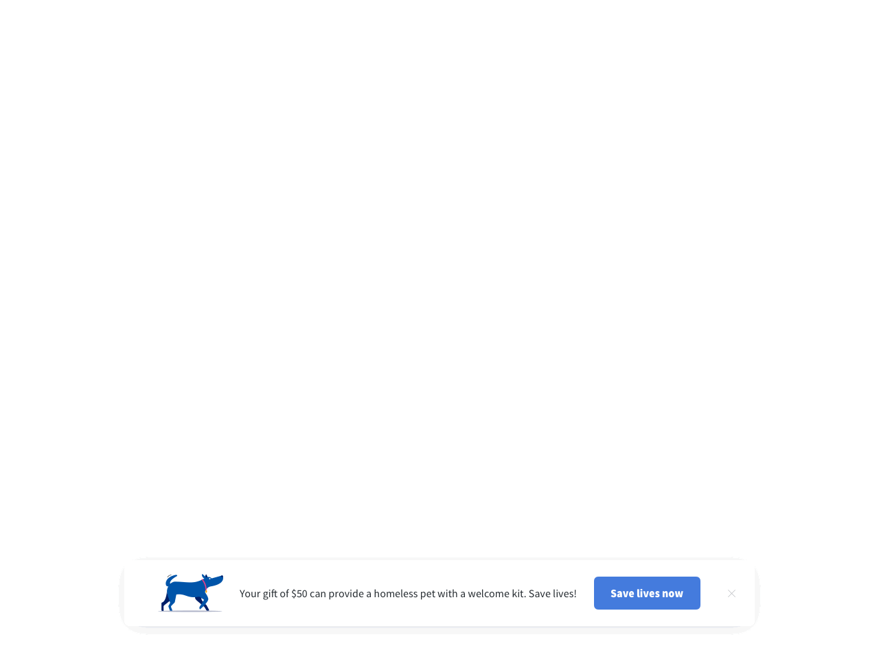 Donation request bar