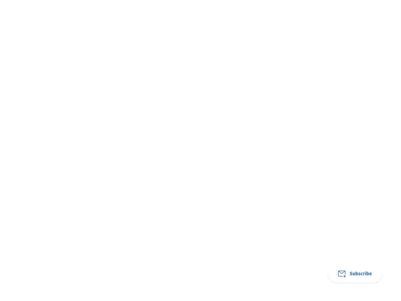 Floating bottom button with an envelope icon