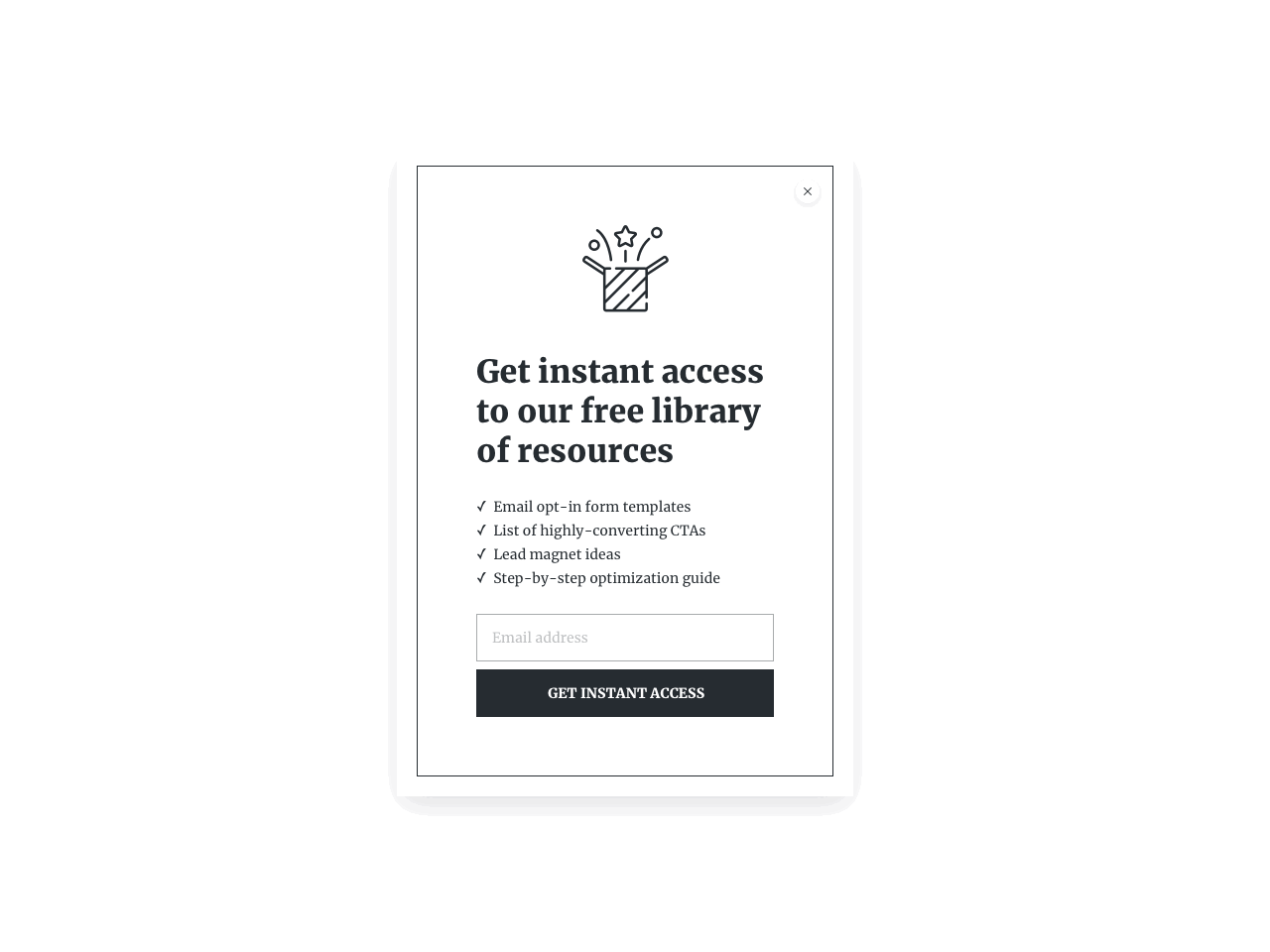 Sign up to access our resources library