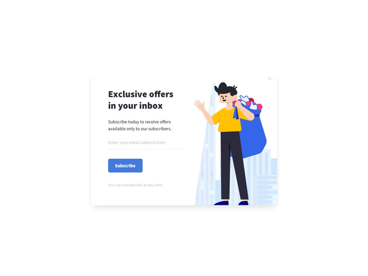Receive exclusive offers