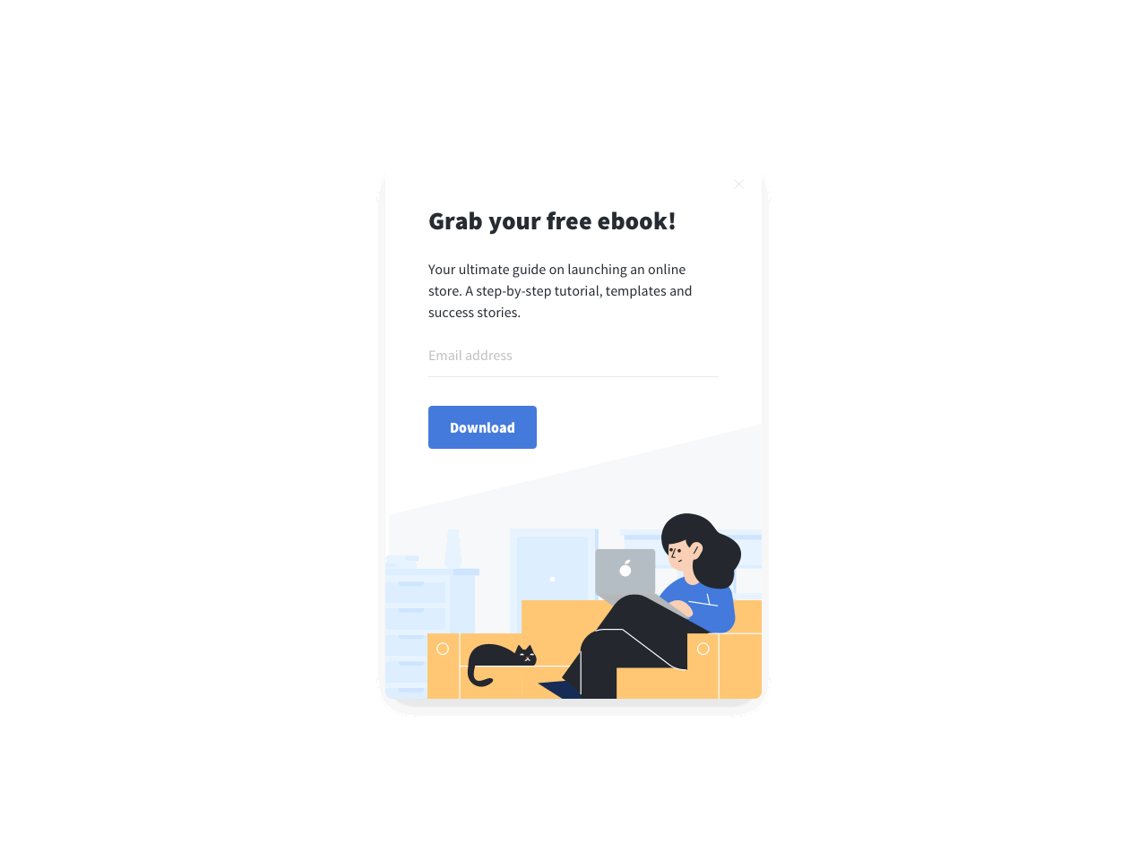 Sign up and receive a free ebook