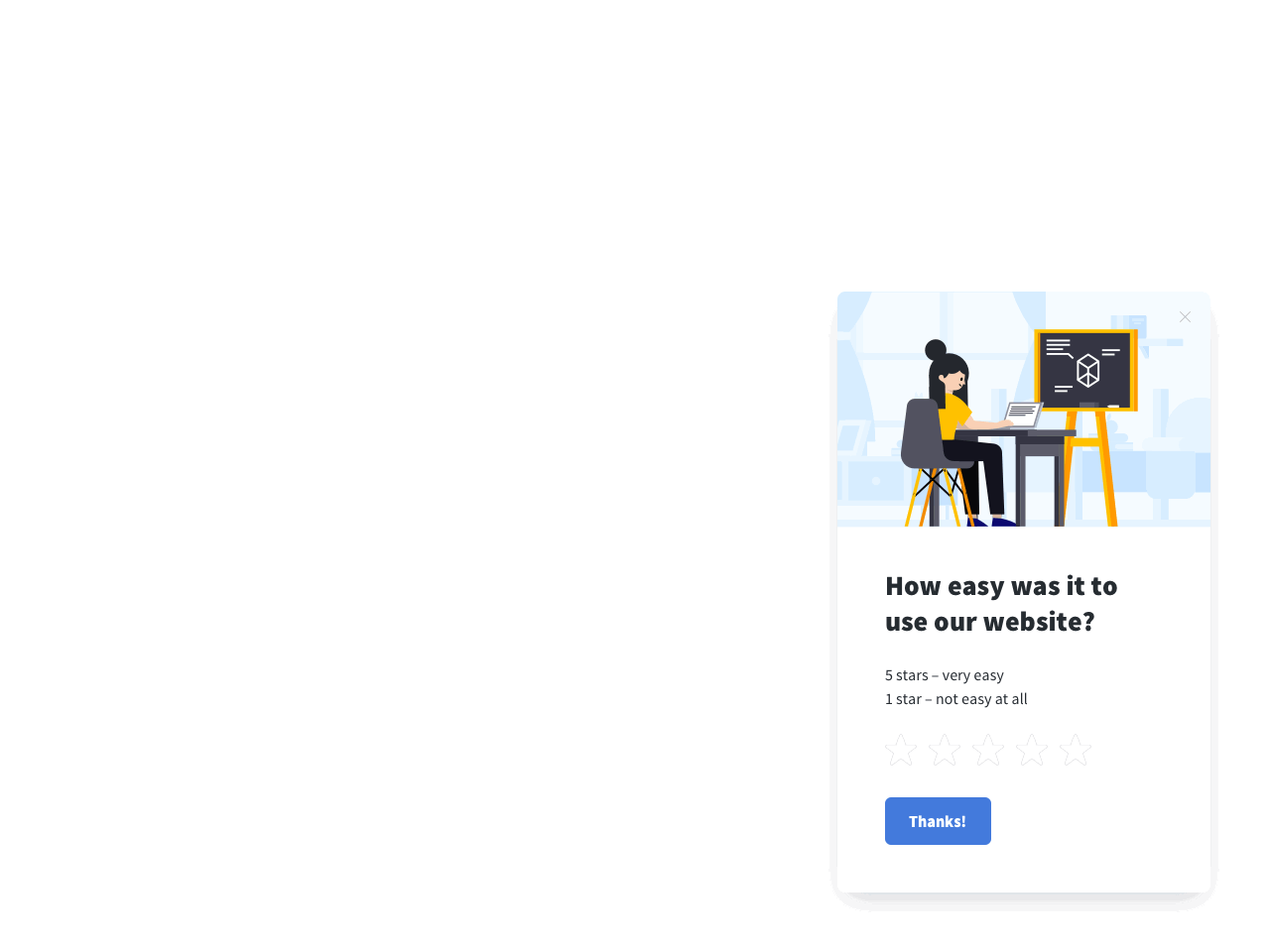 Website usability rating