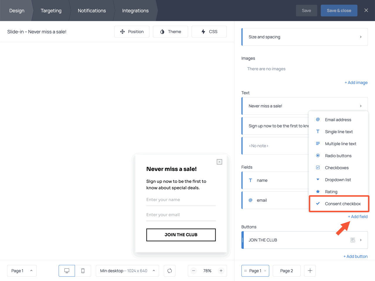How to Create Email Opt-In Form with GDPR Consent Checkbox