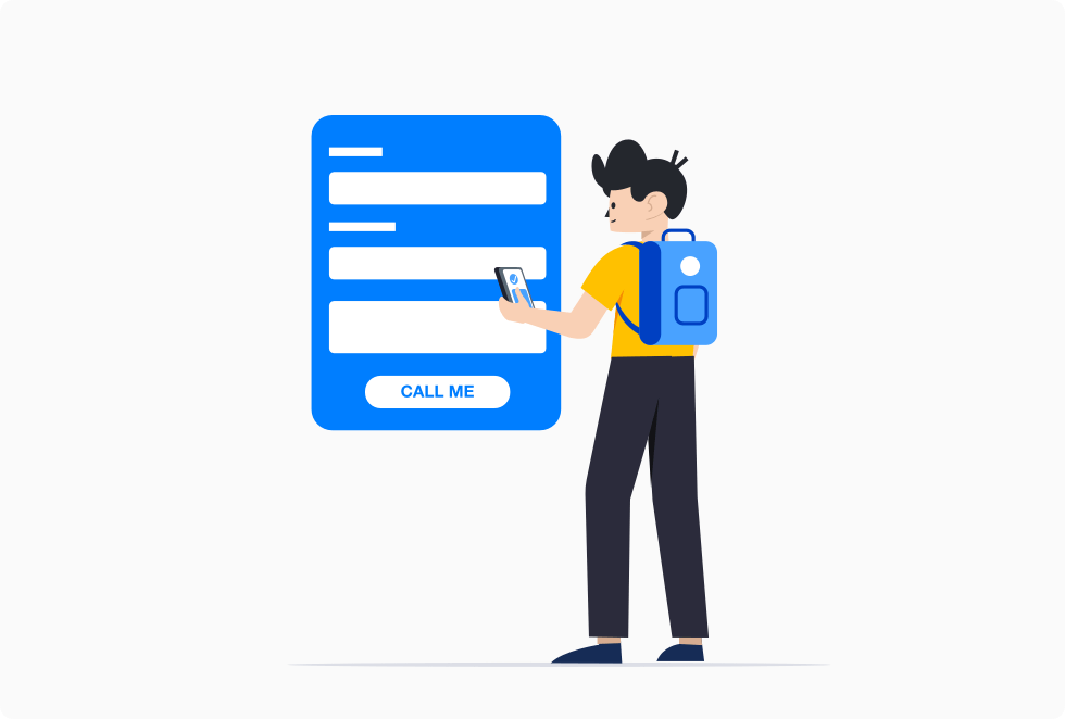 Provide visitors with an option to request a callback from your website
