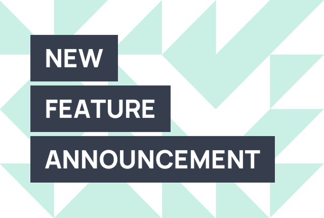 Announce new features and product updates on a website