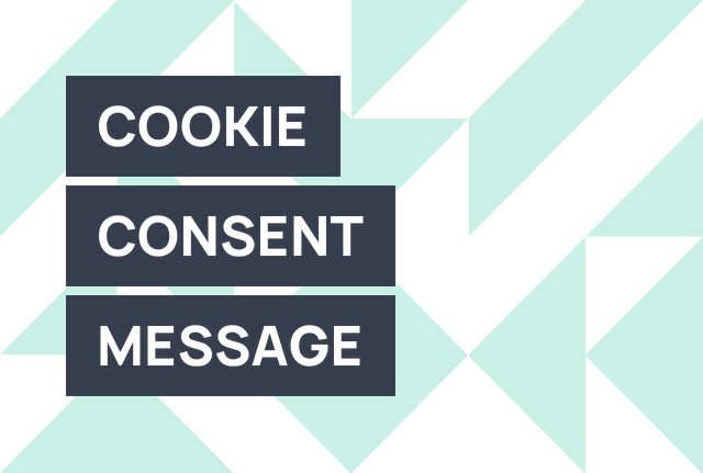 Add a cookie consent message to your website