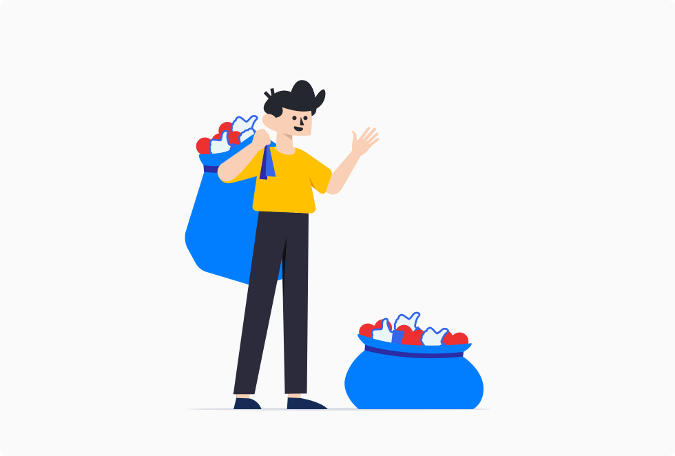 Use a star rating widget to let website visitors evaluate your business