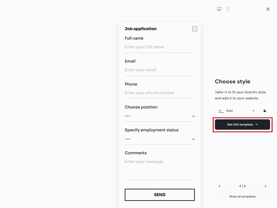How to Add a Job Application Form to Your Website for Free