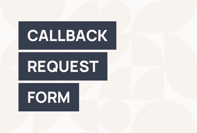 Add a callback request form to your website