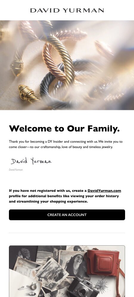 Email example. David Yurman