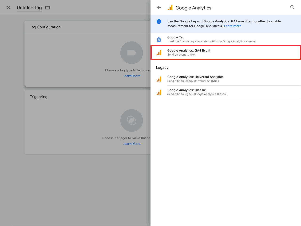 Creating a ‘Getsitecontrol GA4 event’ tag