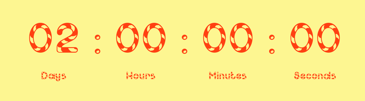 Christmas countdown timer GIF