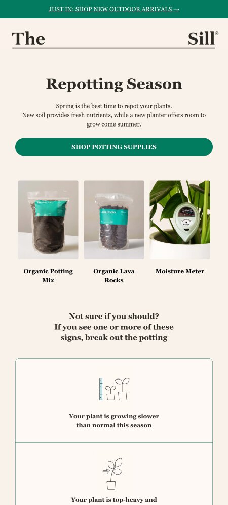 Email example. The sill