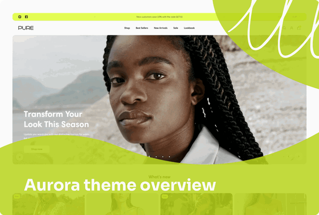 Introducing Aurora: New Shopify Theme for Merchants Seeking Elegance and Versatility

