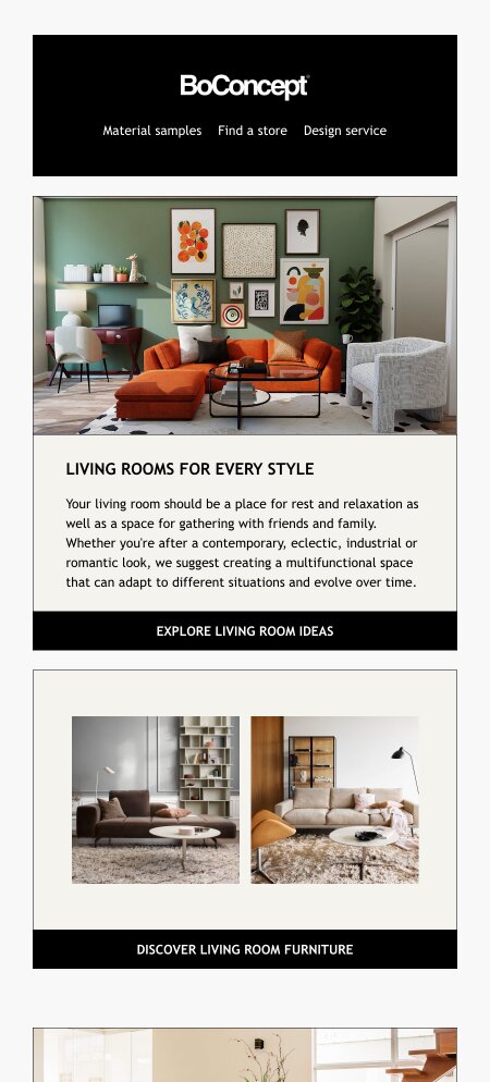 Email example. BoConcept