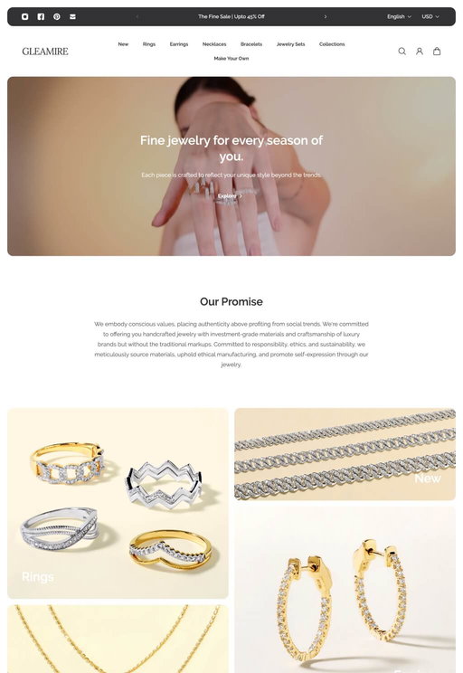 Store example. gleamire