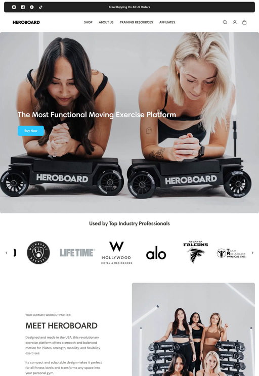 Store example. heroboardfitness