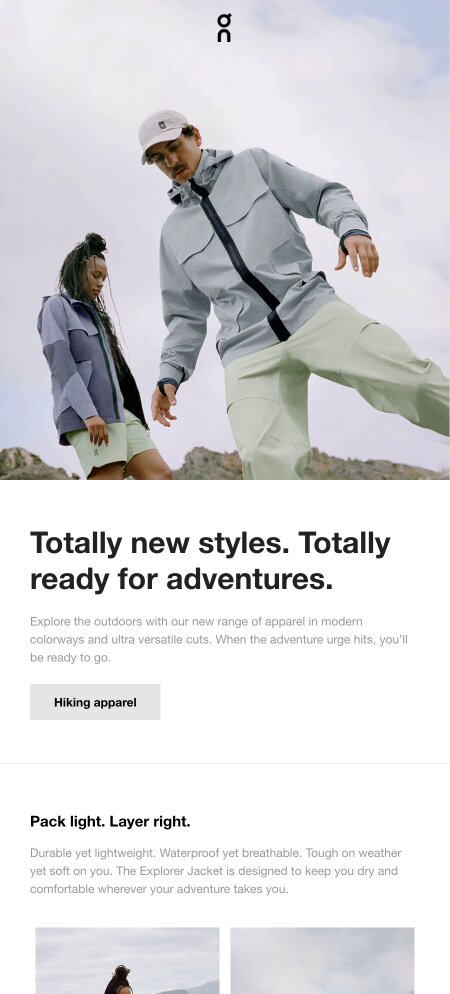 Email example. On