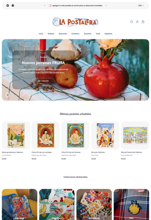 Store example. lapostalera