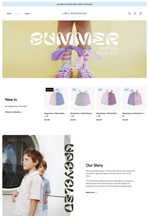 Store example. littleboomerang