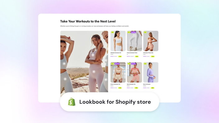 Video cover. Lookbook for Shopify store