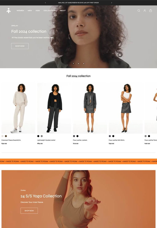 Store example. orolay