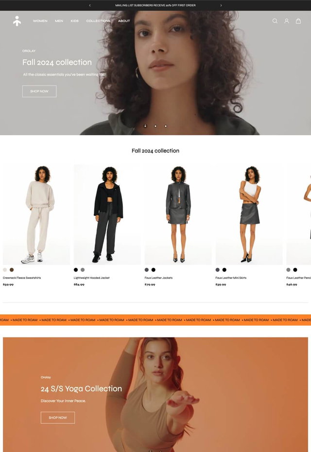 Customer examples. Orolay