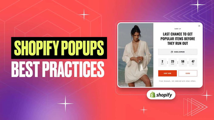 Video cover. Shopify popup best practices