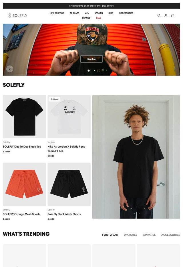 Customer examples. SoleFly