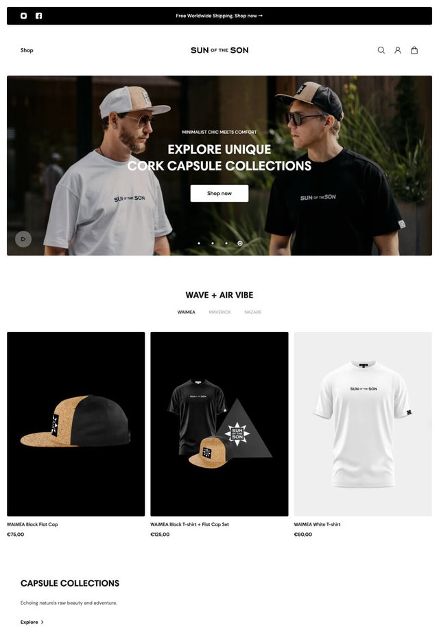 Customer examples. SUN OF THE SON