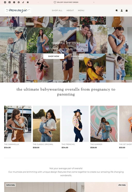 Store example. the-mumsie